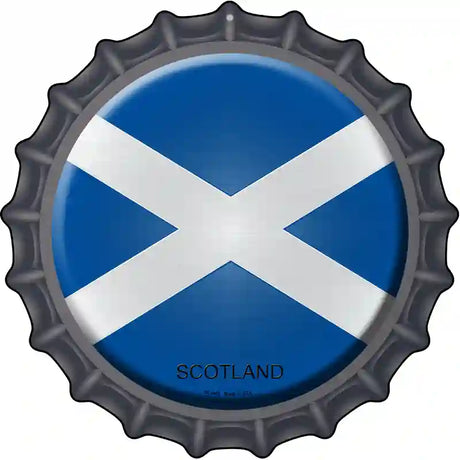 Scotland Novelty Metal Bottle Cap Sign BC-405