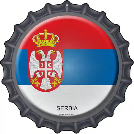 Serbia Novelty Metal Bottle Cap Sign BC-408