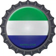 Sierra Leone Novelty Metal Bottle Cap Sign BC-412