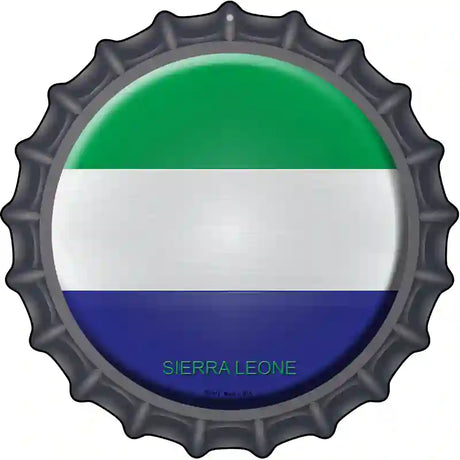 Sierra Leone Novelty Metal Bottle Cap Sign BC-412