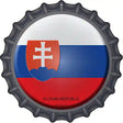 Slovak Republic Novelty Metal Bottle Cap Sign BC-414