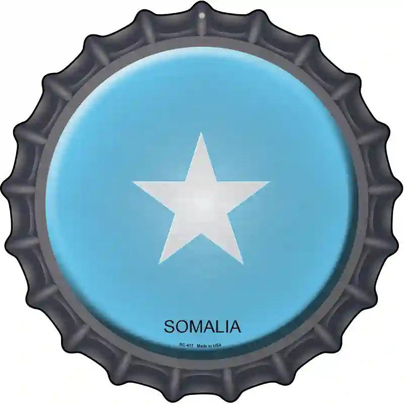 Somalia Novelty Metal Bottle Cap Sign BC-417