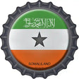 Somaliland Novelty Metal Bottle Cap Sign BC-418