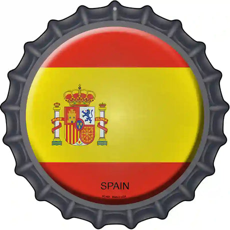 Spain Novelty Metal Bottle Cap Sign BC-421