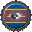 Swaziland Novelty Metal Bottle Cap Sign BC-431