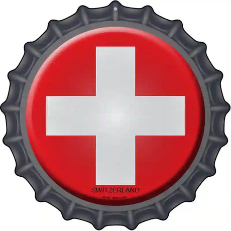 Switzerland Novelty Metal Bottle Cap Sign BC-433