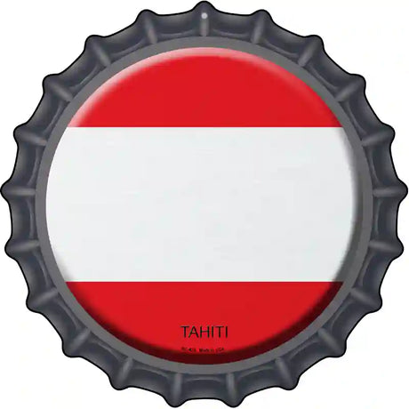 Tahiti Novelty Metal Bottle Cap Sign BC-435