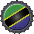 Tanzania Novelty Metal Bottle Cap Sign BC-438