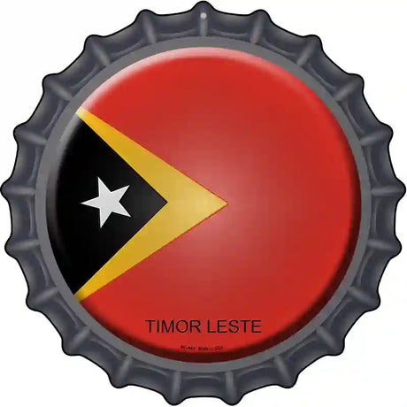 Timor Leste Novelty Metal Bottle Cap Sign BC-442