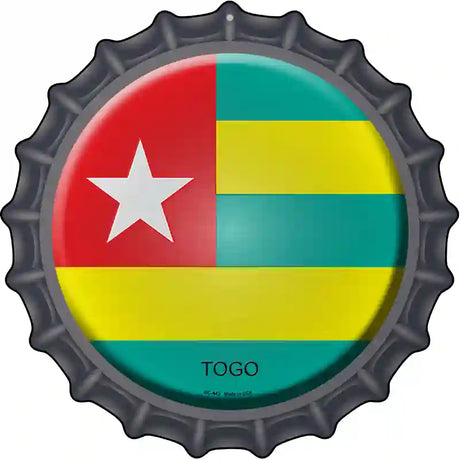 Togo Novelty Metal Bottle Cap Sign BC-443