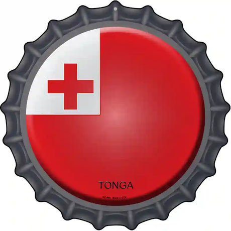 Tonga Novelty Metal Bottle Cap Sign BC-444