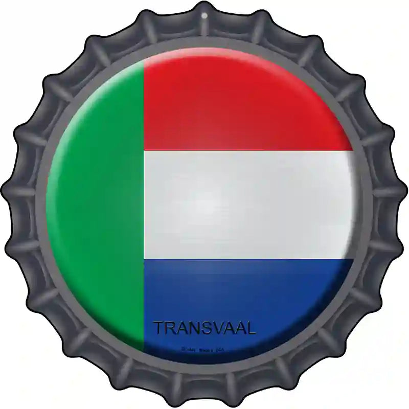 Transvaal Novelty Metal Bottle Cap Sign BC-448