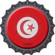 Tunisia Novelty Metal Bottle Cap Sign BC-451