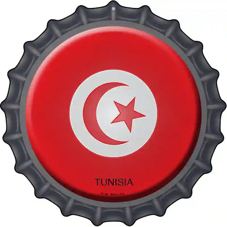 Tunisia Novelty Metal Bottle Cap Sign BC-451