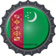 Turkmenistan Novelty Metal Bottle Cap Sign BC-453