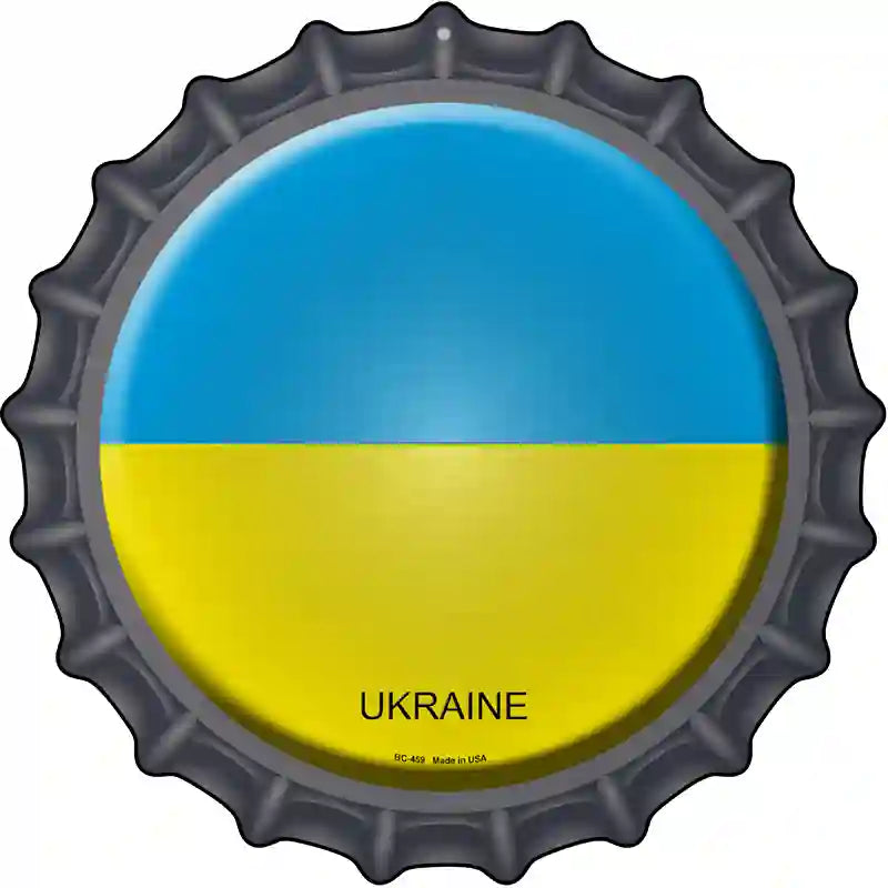 Ukraine Novelty Metal Bottle Cap Sign BC-459