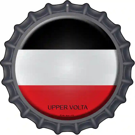 Upper Volta Novelty Metal Bottle Cap Sign BC-464