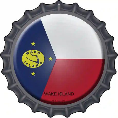 Wake Island Novelty Metal Bottle Cap Sign BC-473