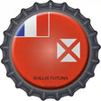 Wallis Futuna Novelty Metal Bottle Cap Sign BC-475