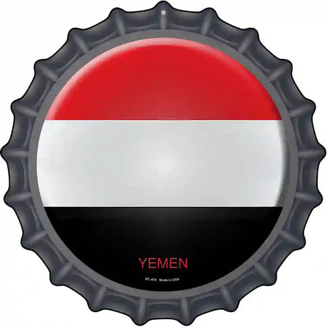 Yemen Novelty Metal Bottle Cap Sign BC-478