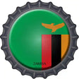 Zambia Novelty Metal Bottle Cap Sign BC-479