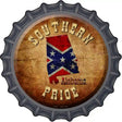 Southern Pride Alabama Novelty Metal Bottle Cap Sign BC-487