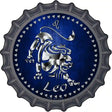 Leo Novelty Metal Bottle Cap Sign BC-540