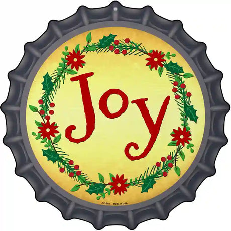 Joy Novelty Metal Bottle Cap Sign BC-559