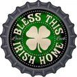 Bless This Irish Home Novelty Metal Bottle Cap Sign BC-610