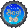 Its A Boy Novelty Metal Bottle Cap Sign BC-639