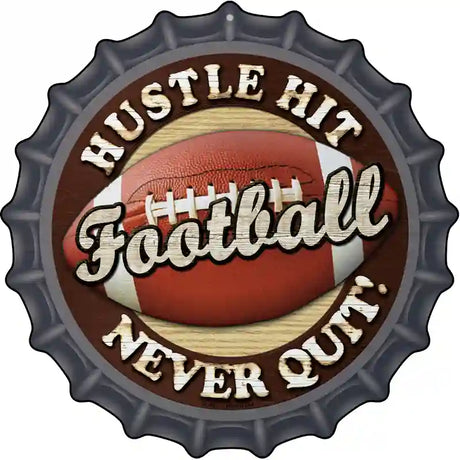 Football Novelty Metal Bottle Cap Sign BC-661