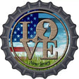 Love New Jersey Novelty Metal Bottle Cap Sign BC-695