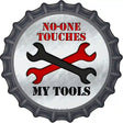 My Tools Novelty Metal Bottle Cap Sign BC-750