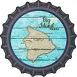 Big Island Hawaii Map Novelty Metal Bottle Cap Sign BC-818