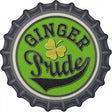 Ginger Pride Novelty Metal Bottle Cap Sign BC-834