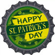 Happy St. Patrick's Day Novelty Metal Bottle Cap Sign BC-836