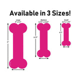 White Solid Novelty Bone Sticker Decal