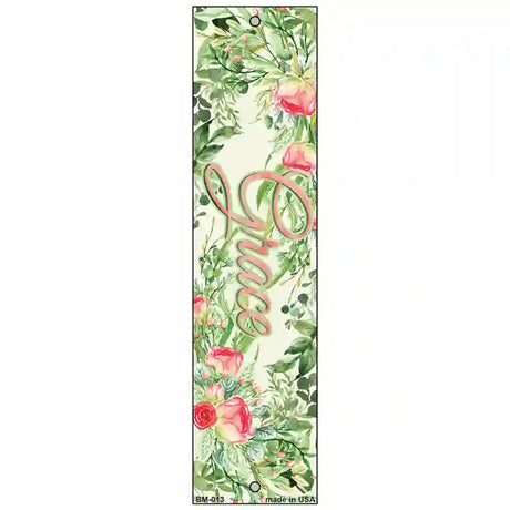 Grace on Flowers Novelty Metal Bookmark BM-013