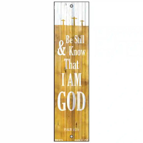 I Am God Novelty Metal Bookmark BM-016