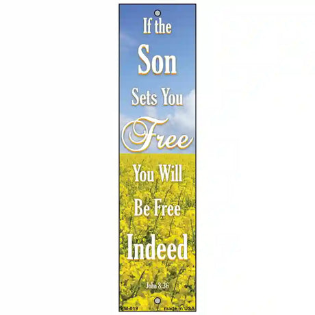 Son Sets You Free Novelty Metal Bookmark BM-019