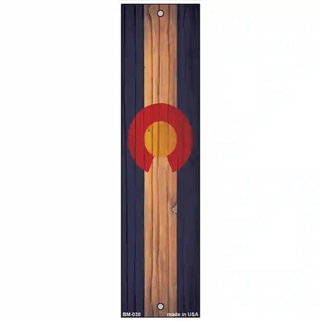 Colorado Flag Novelty Metal Bookmark BM-030