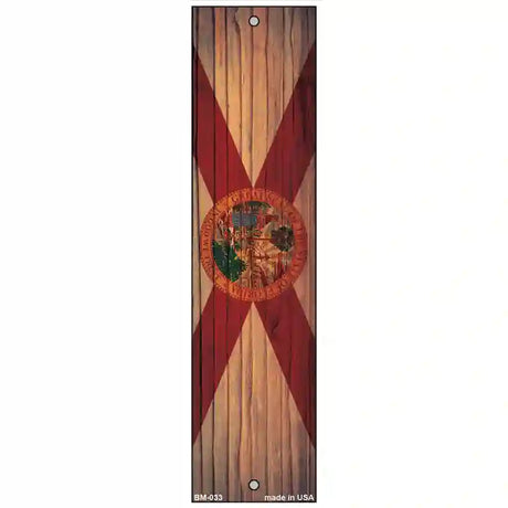 Florida Flag Novelty Metal Bookmark BM-033