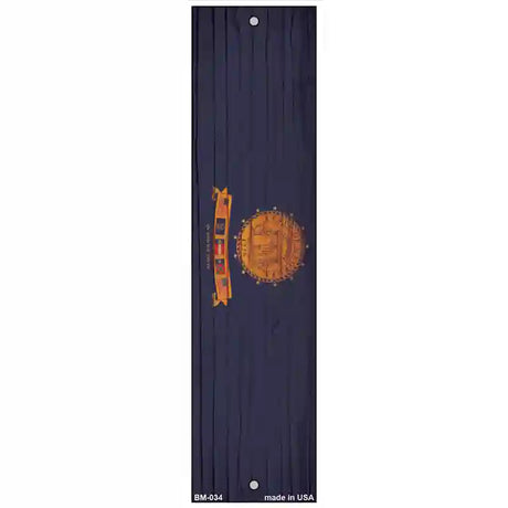 Georgia Flag Novelty Metal Bookmark BM-034