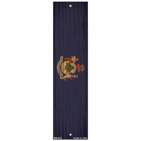 Maine Flag Novelty Metal Bookmark BM-043