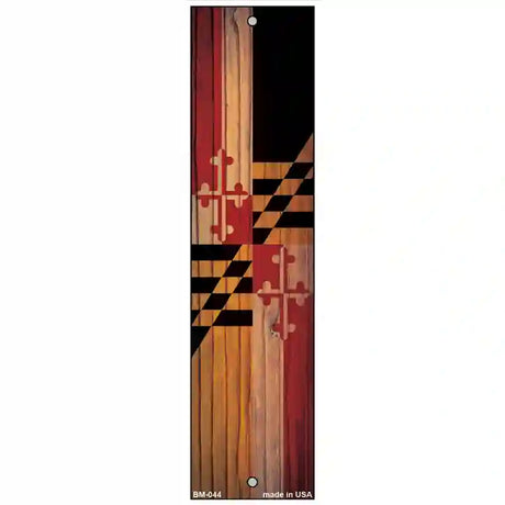 Maryland Flag Novelty Metal Bookmark BM-044