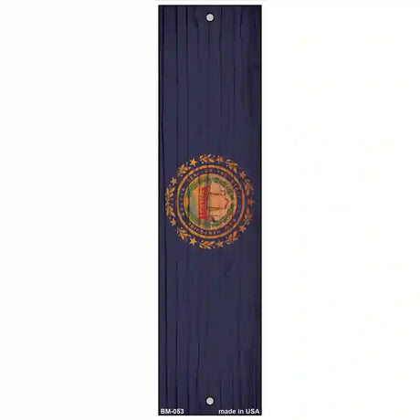 New Hampshire Flag Novelty Metal Bookmark BM-053