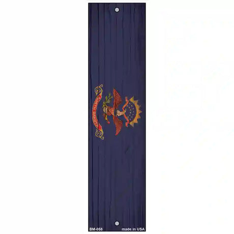 North Dakota Flag Novelty Metal Bookmark BM-058