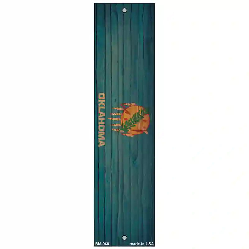 Oklahoma Flag Novelty Metal Bookmark BM-060