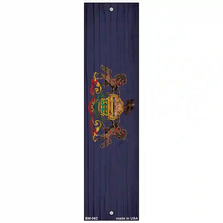 Pennsylvania Flag Novelty Metal Bookmark BM-062