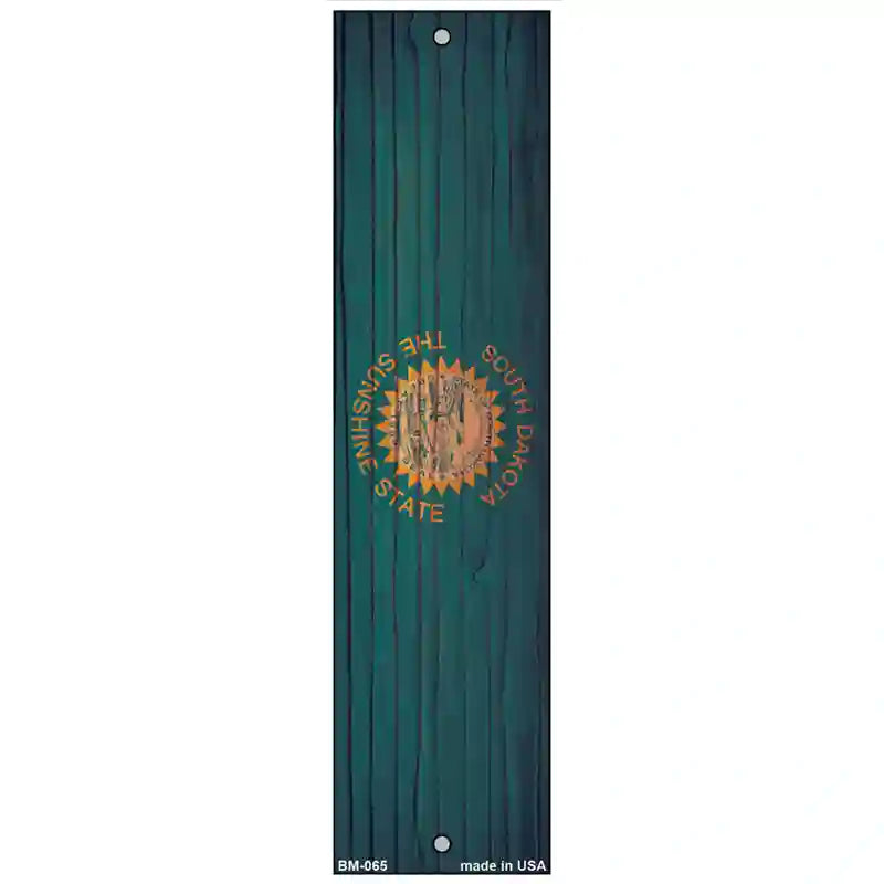 South Dakota Flag Novelty Metal Bookmark BM-065